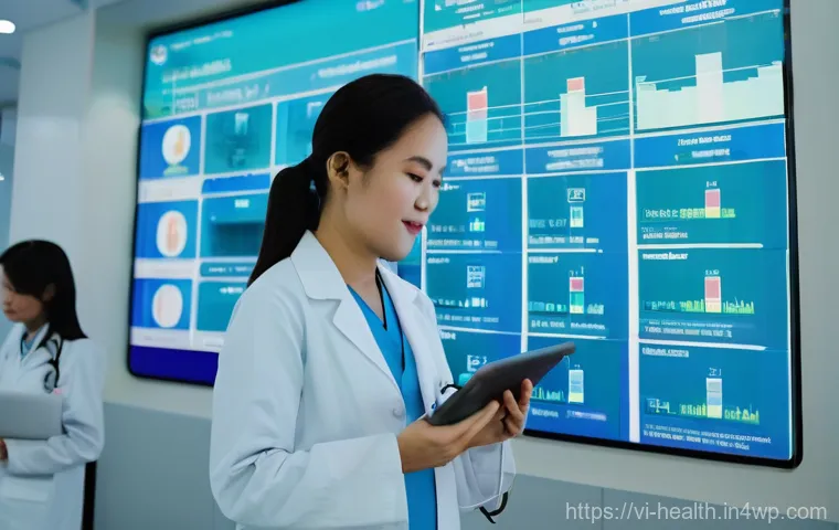 개인 의료기록의 탈중앙화 접근법 - **Prompt 2: Empowered Patient, Seamless Digital Health**
    A bright, clean, and modern photographi...