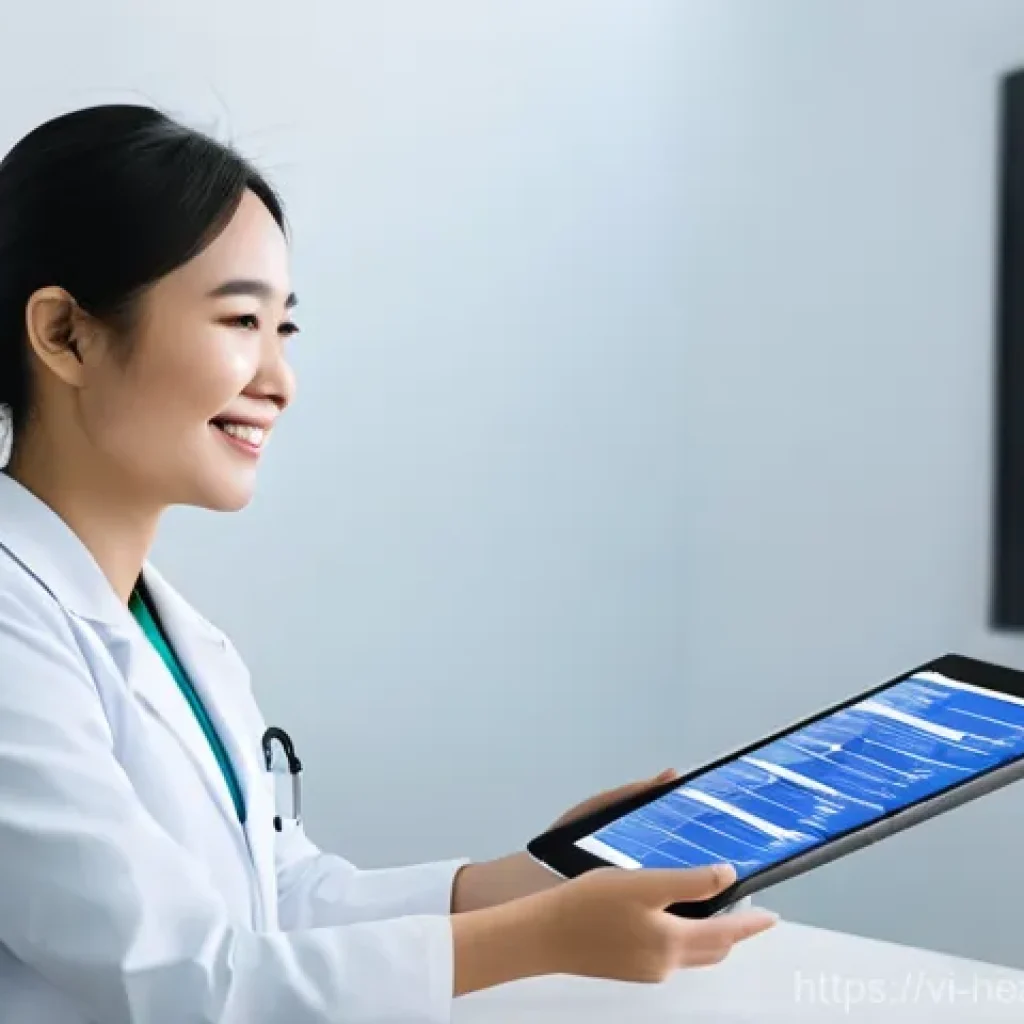 의료기록 시스템에서의 스마트 계약 활용 - **Prompt 1: Empowered Patient and Secure Digital Records**
    A young Vietnamese woman, in her late...